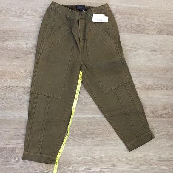 J. Crew Cropped Army Style Pant 00 - NWT - Picture 6 of 7